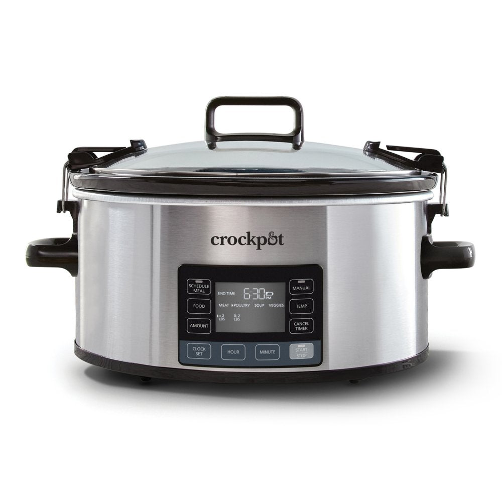 crock-pot-programmable-7-quart-mytime-cook-and-carry-slow-cooker-stainless-steel-e5 DC-32618-Crockpot-7qt-MyTime-CookCarry-ATFDC-32618-Crockpot-7qt-MyTime-CookCarry-ATF-01